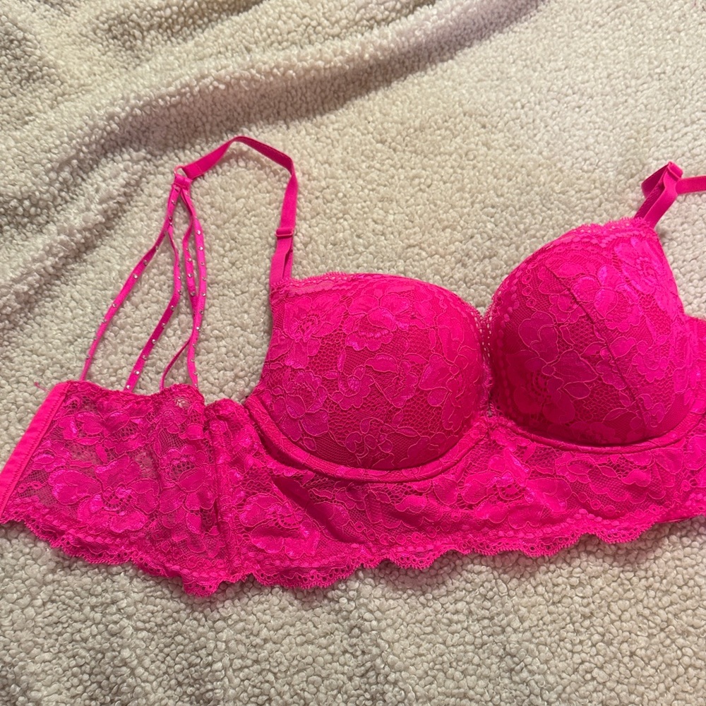 La SENZA Pink Lace Underwire Bra